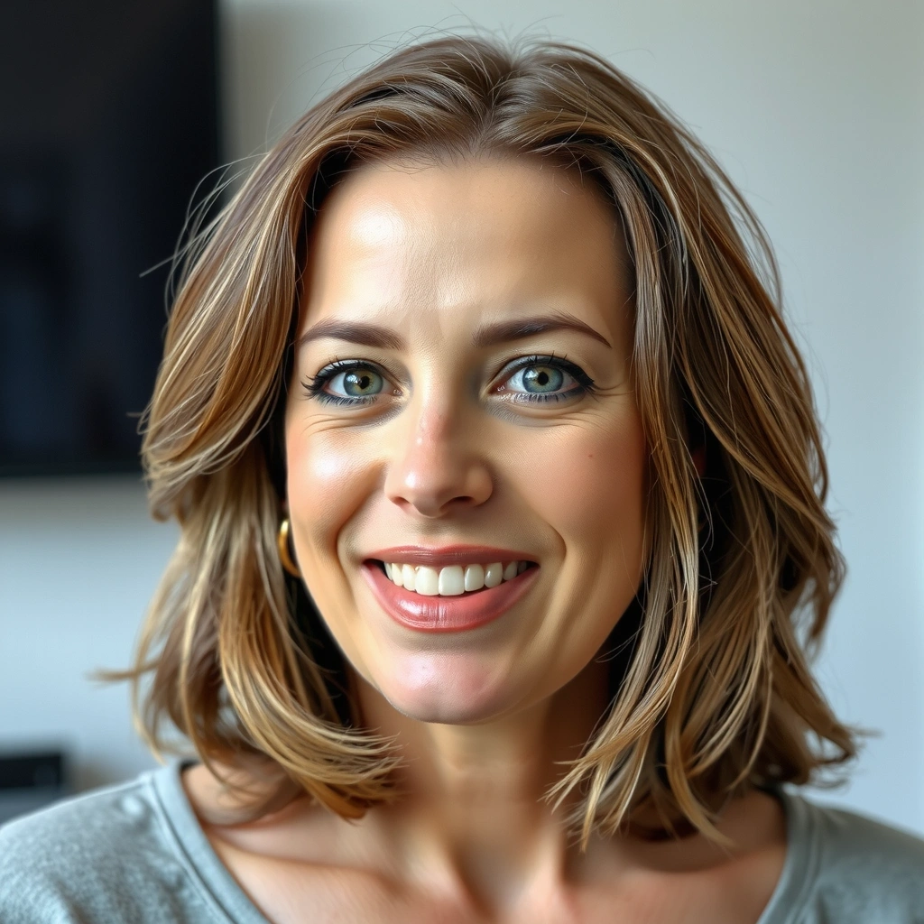 Ritratto di una donna sorridente, Elena Rossi.